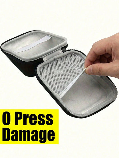 1PC Portable Blood Pressure Monitor Case- Protective Hard Shell Storage Bag For Home Use, Fit For Cuff And Digital Machine Organizer Organization
