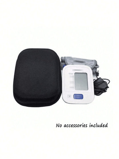 1PC Portable Blood Pressure Monitor Case- Protective Hard Shell Storage Bag For Home Use, Fit For Cuff And Digital Machine Organizer Organization