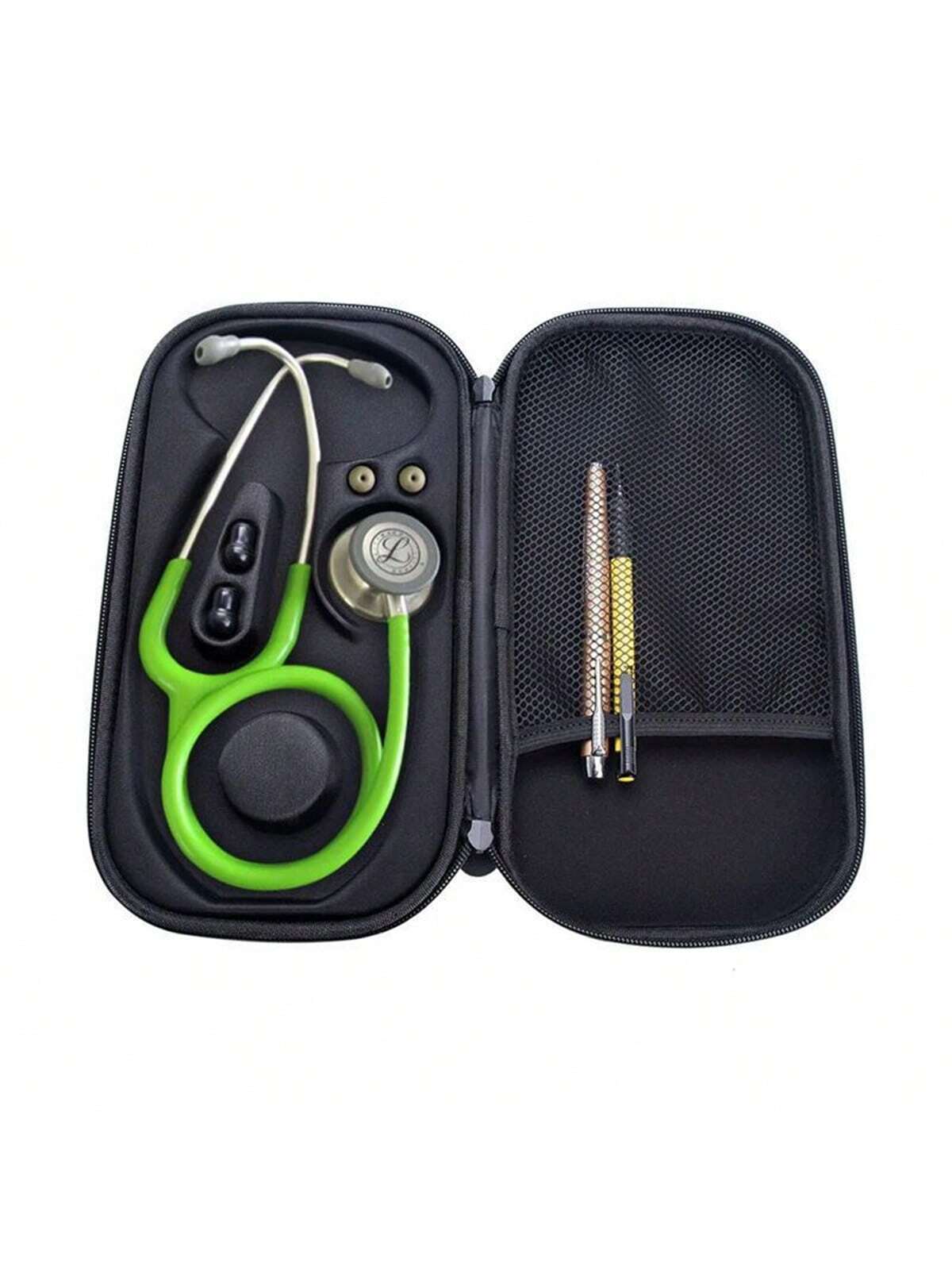 1Pc Portable Storage Bag, EVA Stethoscope Storage Box, Hard Carrying Case, Medical Organizer For All Stethoscopes, Outdoor Travel Supplies, Home Storage And Organization Supplies Medic Case/Medical Ev