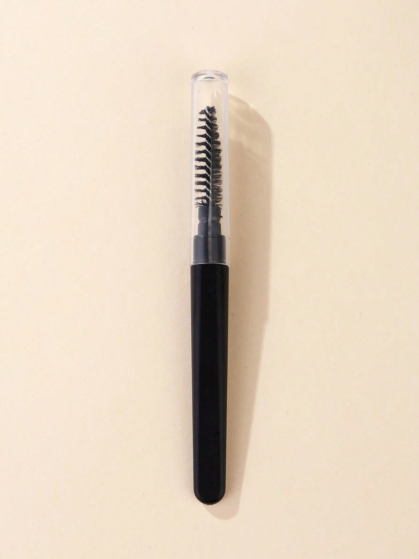 1pc Portable With Cap Spiral Eyebrow Brush Eyelash Comb Mini Brush + Dust Cover, Suitable For Travel Or Daily Use, Eyebrow Brush, Eyeshadow Brush, Brush,Giveaways