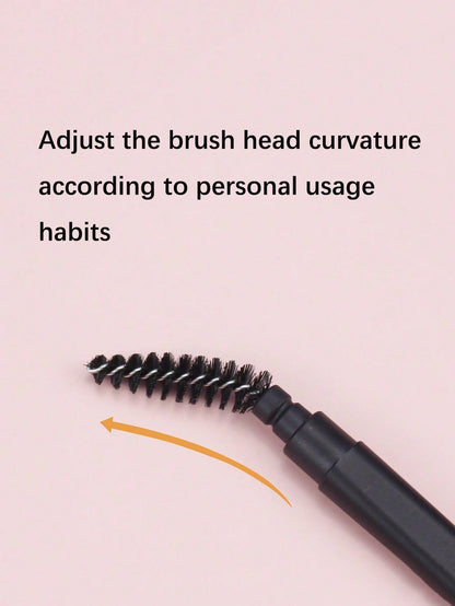 1pc Portable With Cap Spiral Eyebrow Brush Eyelash Comb Mini Brush + Dust Cover, Suitable For Travel Or Daily Use, Eyebrow Brush, Eyeshadow Brush, Brush,Giveaways