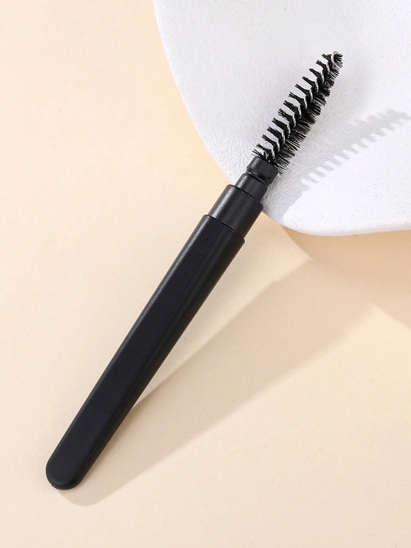 1pc Portable With Cap Spiral Eyebrow Brush Eyelash Comb Mini Brush + Dust Cover, Suitable For Travel Or Daily Use, Eyebrow Brush, Eyeshadow Brush, Brush,Giveaways
