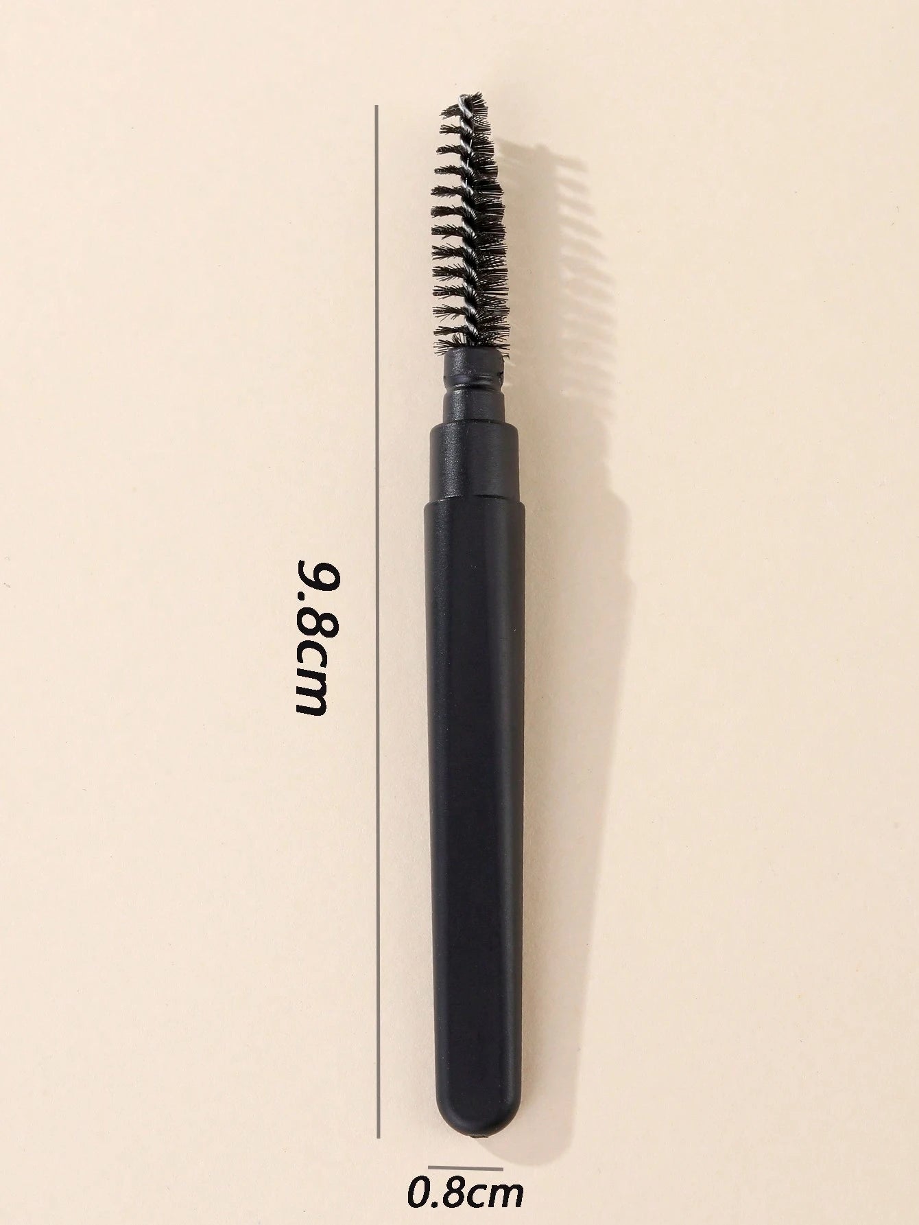 1pc Portable With Cap Spiral Eyebrow Brush Eyelash Comb Mini Brush + Dust Cover, Suitable For Travel Or Daily Use, Eyebrow Brush, Eyeshadow Brush, Brush,Giveaways