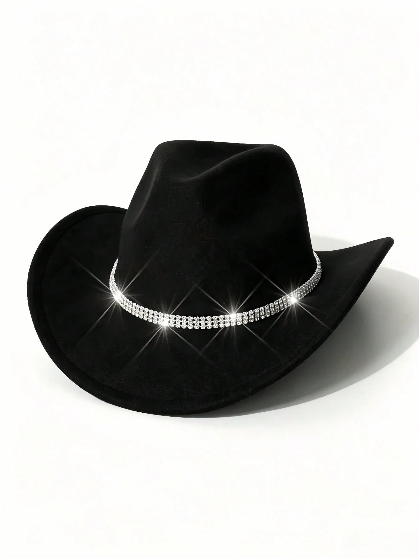 1PC Premium Shiny Rhinestone Detachable Hat Chain, DIY Hat Accessory For Fedoras, Felt Hats & Daily Hats, Ideal For Parties And Gatherings