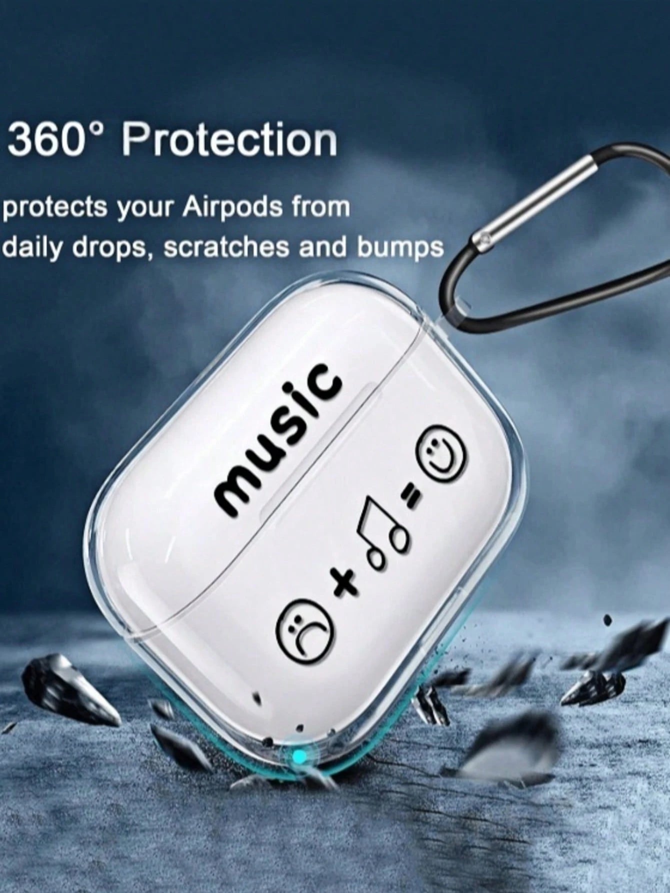 1pc Printed Case Compatible With IPhone Headphone Case For AirPods 4/For AirPods 1/2 Generation Headphone Protective Case New Wireless Headphone Protective Case For AirPods 3/Pro/Pro2 Headphone Prote
