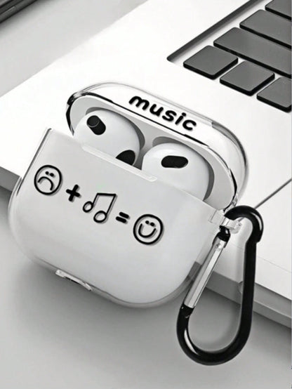 1pc Printed Case Compatible With IPhone Headphone Case For AirPods 4/For AirPods 1/2 Generation Headphone Protective Case New Wireless Headphone Protective Case For AirPods 3/Pro/Pro2 Headphone Prote