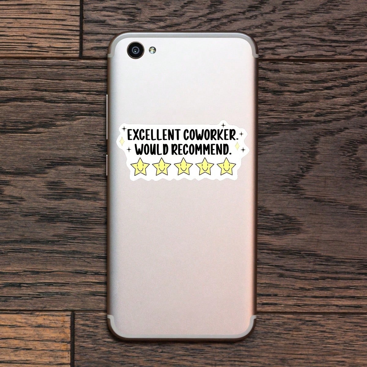1PC Sarcastic Corporate Office Humor Sticker, Excellent Coworker Saying Vinyl Decal For Laptop Water Bottle Notebook, Waterproof Job Vibe Decal Sticker, Aesthetic Stationery Journaling Scrapbook Gift
