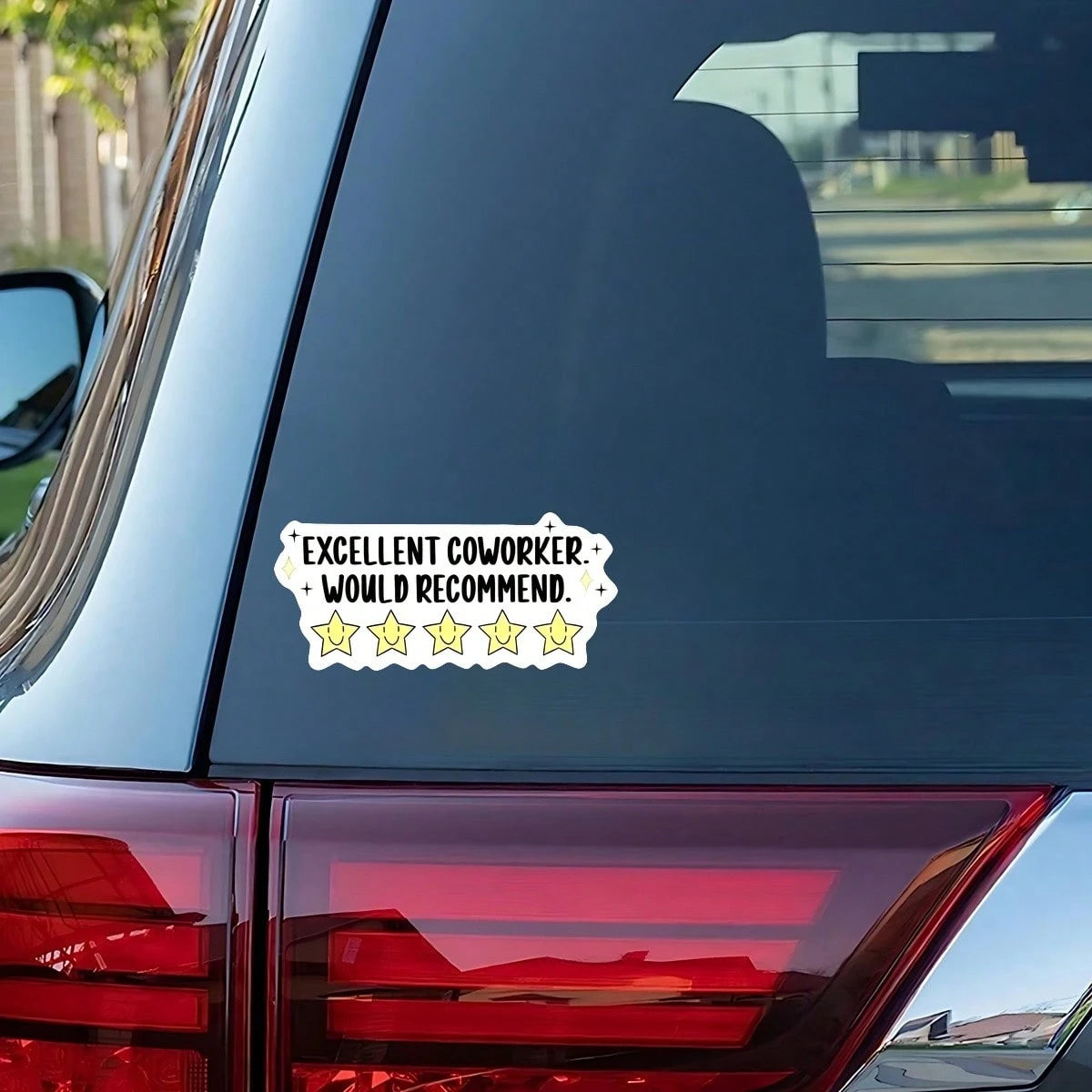 1PC Sarcastic Corporate Office Humor Sticker, Excellent Coworker Saying Vinyl Decal For Laptop Water Bottle Notebook, Waterproof Job Vibe Decal Sticker, Aesthetic Stationery Journaling Scrapbook Gift