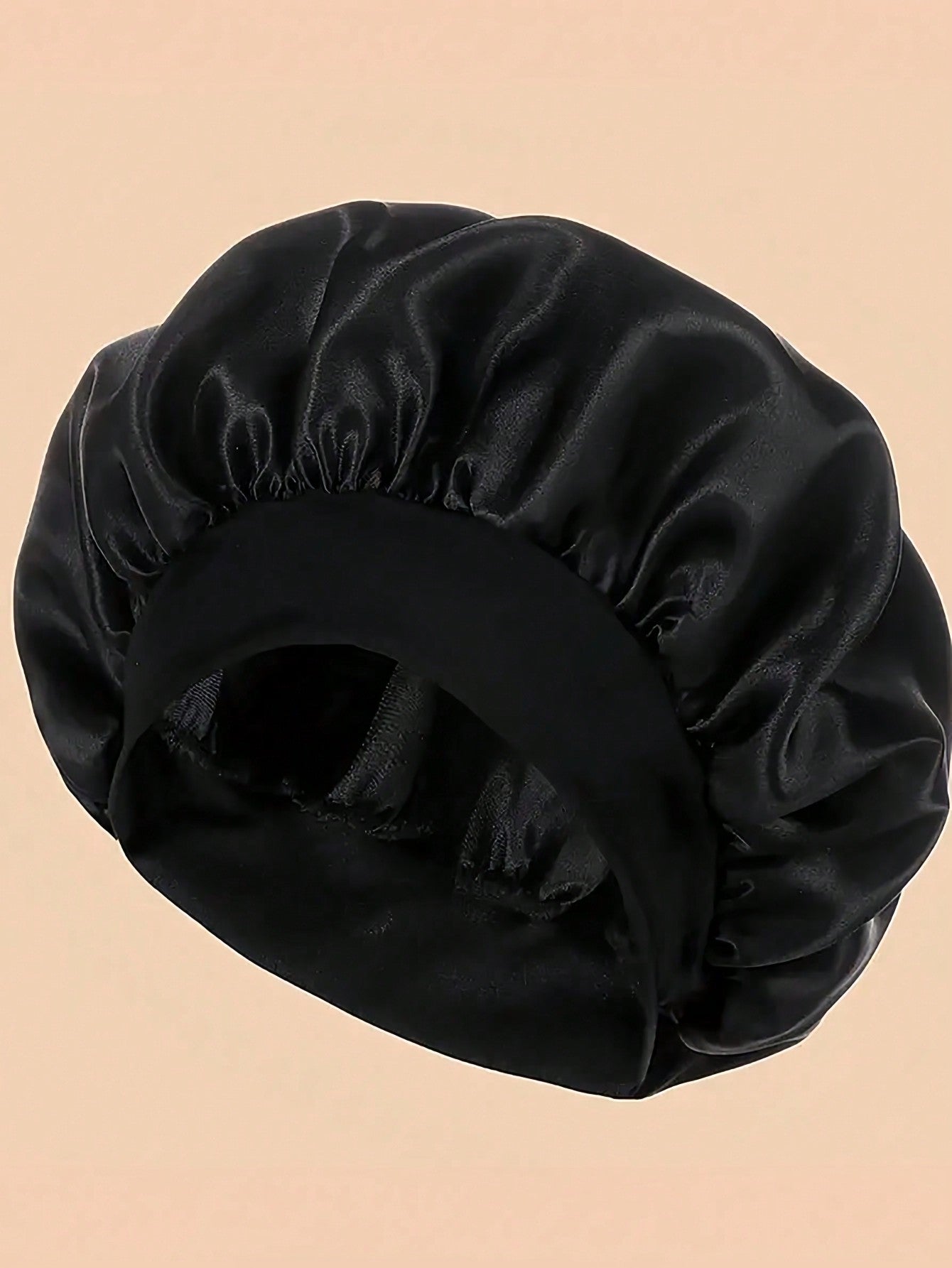 1pc Satin Sleeping Cap, Adjustable Sleeping Cap, Ladies And Gentlemen Satin Sleeping Cap, Comfortable To Wrap Hair While Sleeping, Soft Hat Home Bathroom Decor Summer