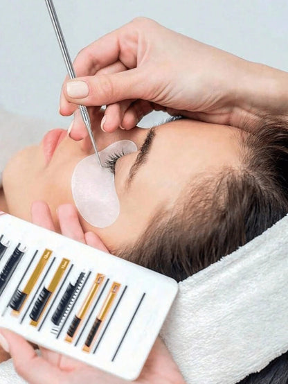 1pc Short Eyelash Picker, Silver 2-In-1 Eyelash Tool, Stainless Steel Heated Styling Comb, Professional Eyelash Separator Styling Comb, Salon & Home Beauty Tool, Back To School, Travel Essential, Eyel
