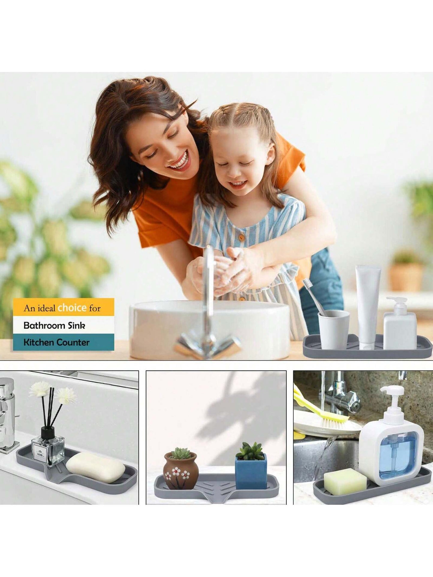 1pc Silicone Soap Dish Tray, Self-Draining Soap Holder, Suitable For Bar Soap, Silicone Soap Holder With Drainage Holes, Bar Soap Dish, Soap Holder, Soap Bottle, Cup, Sink Or Countertop Storage Rack
