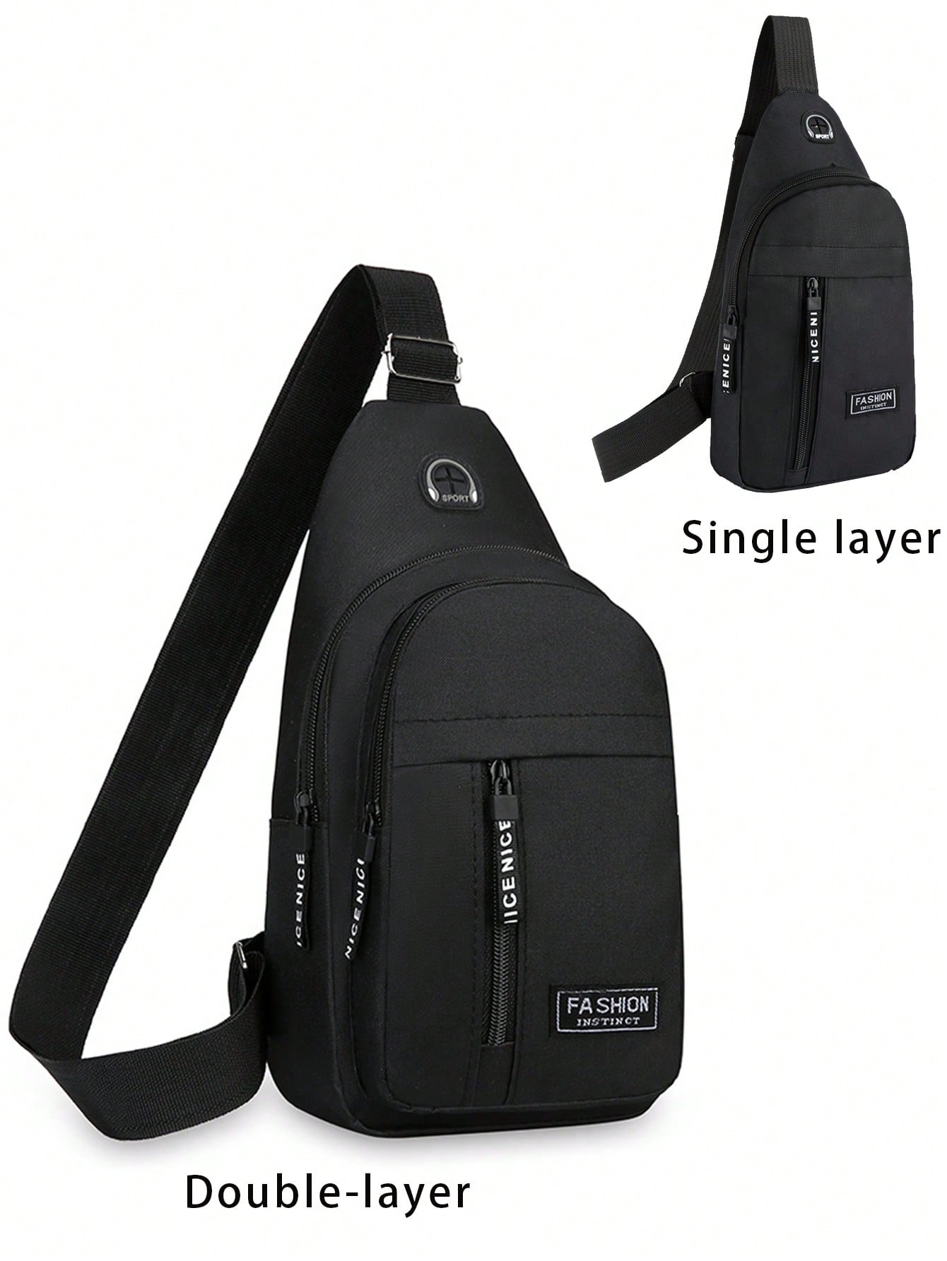 1pc Slim Fanny Pack Mobile Phone Storage Small Waist Bag, Waterproof Nylon Multifunction Casual Fanny Pack Waist Travel Bag For Outdoor Sports Christmas Fall University Men Bag Fanny Pack Chest Bag Cr