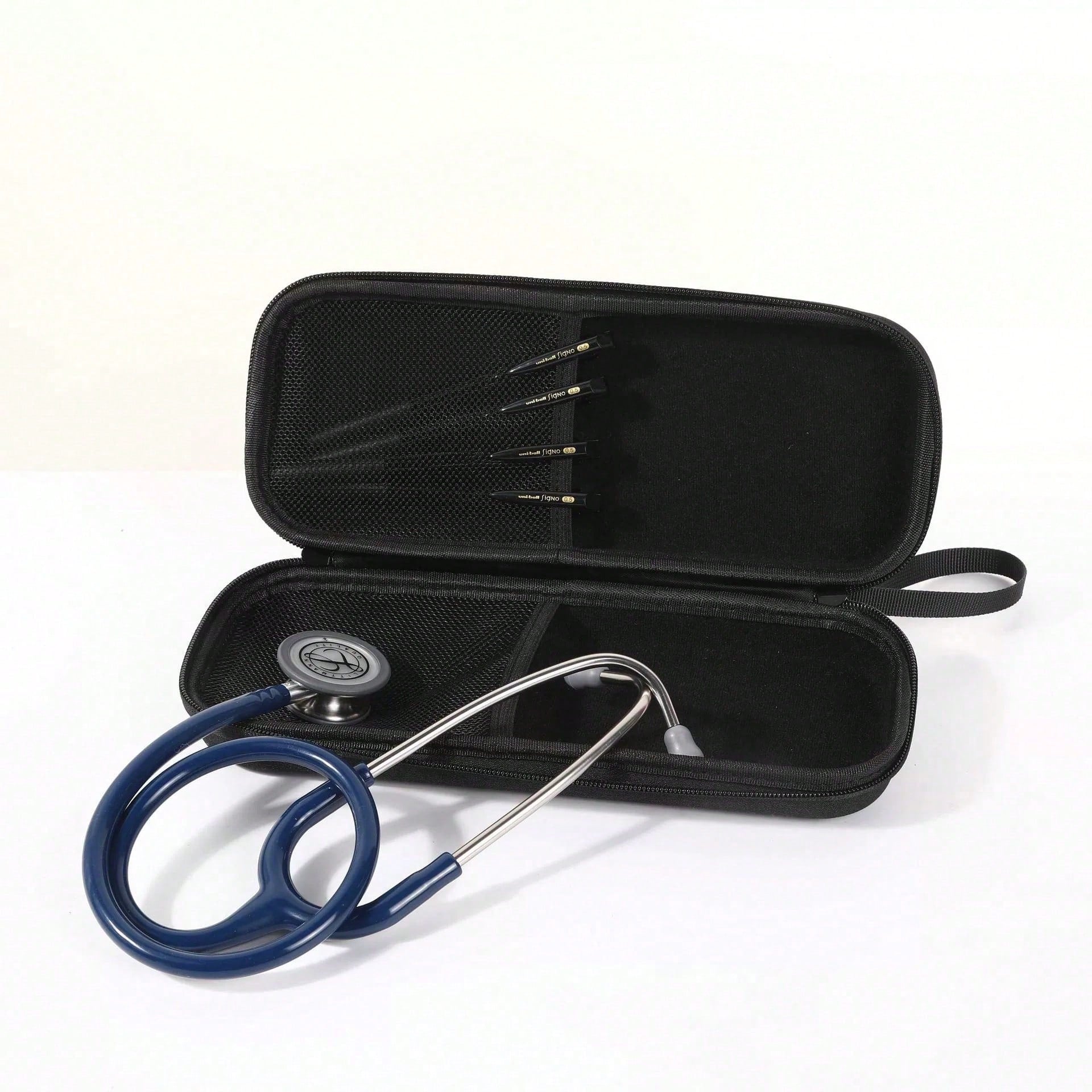 1pc Stethoscope Storage Kit, Travel Carrying Case Portable Stethoscope Storage Box Multifunctional Portable Bag, EVA Bag, Stethoscope Cloth Box, Household Anti-Fall EVA First Aid Kit,Hard Stethoscope