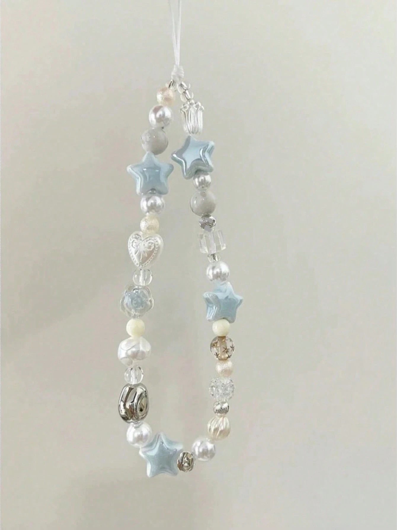 1pc Summer Sea Salt Star Beaded Phone Lanyard Strap, Minimalist Phone Case Pendant, Y2K Style Gift For Mother, Family, Friends Birthday, Holiday