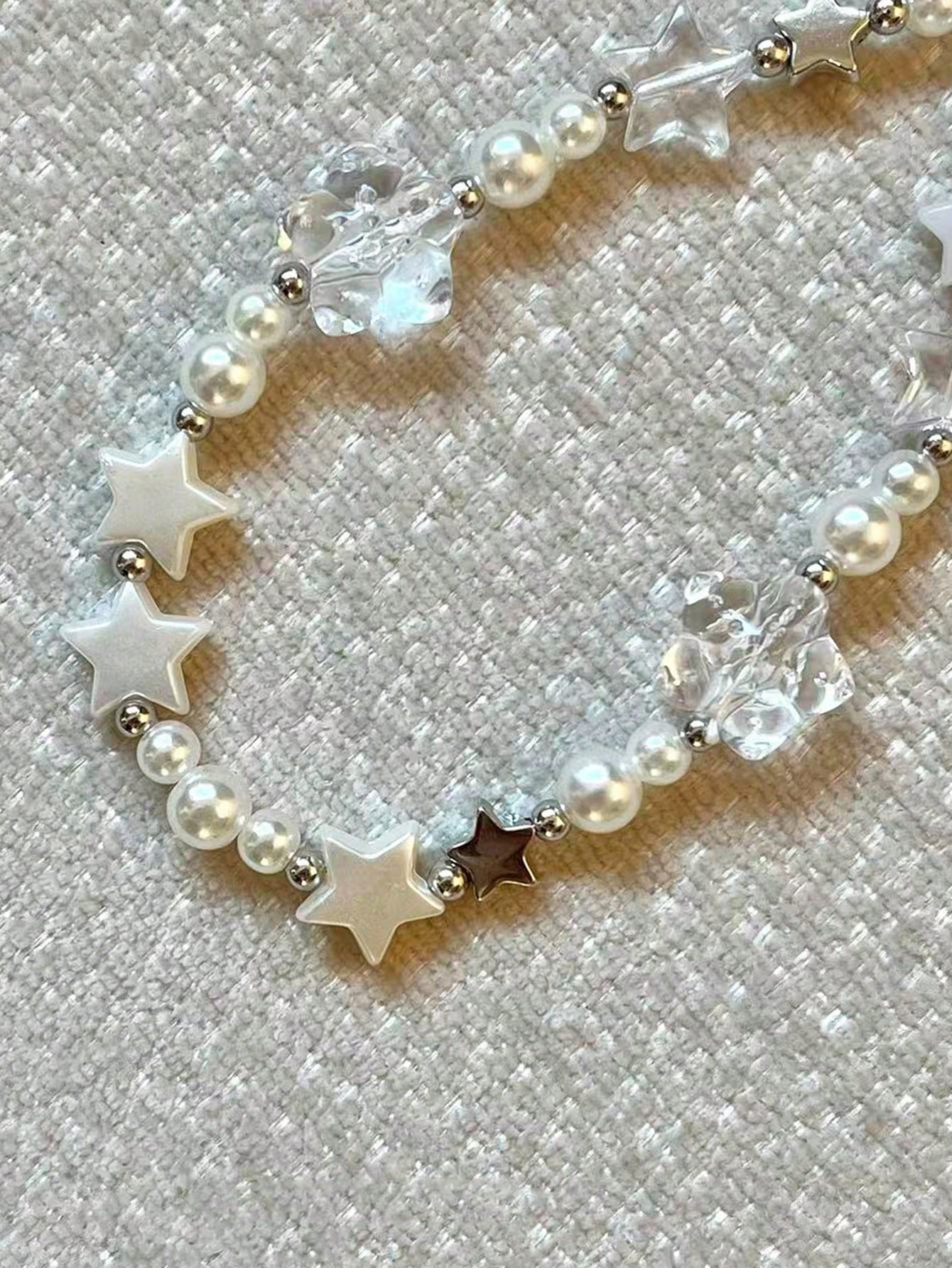 1pc Summer Sea Salt Star Beaded Phone Lanyard Strap, Minimalist Phone Case Pendant, Y2K Style Gift For Mother, Family, Friends Birthday, Holiday