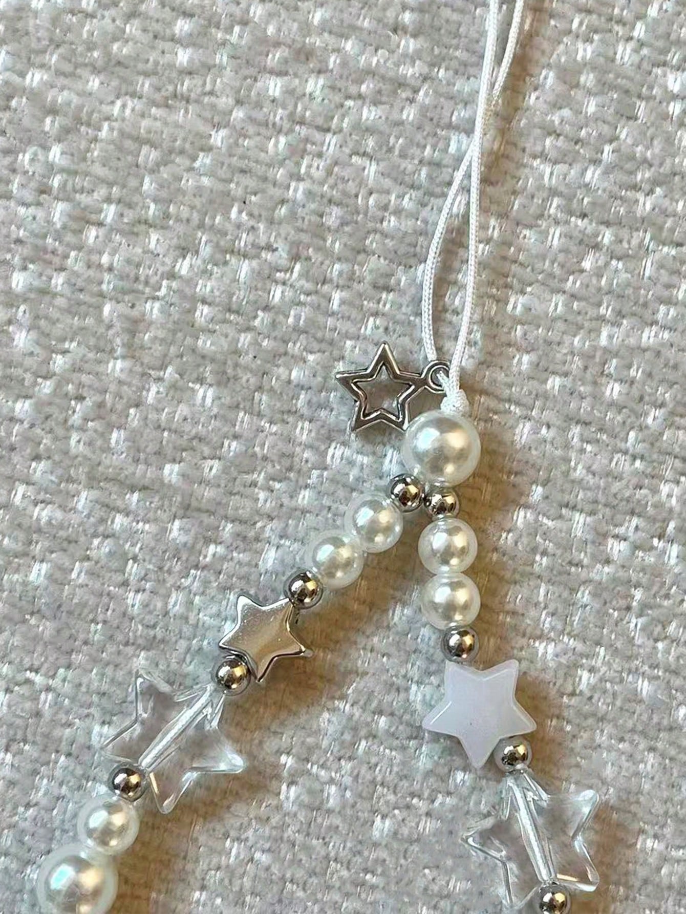 1pc Summer Sea Salt Star Beaded Phone Lanyard Strap, Minimalist Phone Case Pendant, Y2K Style Gift For Mother, Family, Friends Birthday, Holiday