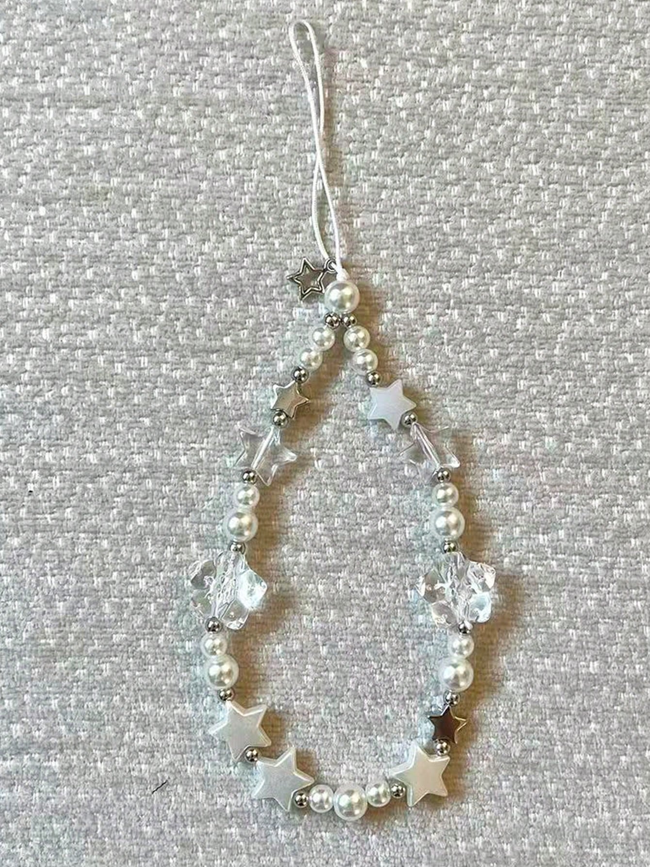 1pc Summer Sea Salt Star Beaded Phone Lanyard Strap, Minimalist Phone Case Pendant, Y2K Style Gift For Mother, Family, Friends Birthday, Holiday