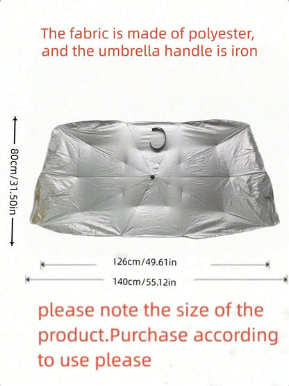 1pc Sun Protection Car Umbrella For Summer
