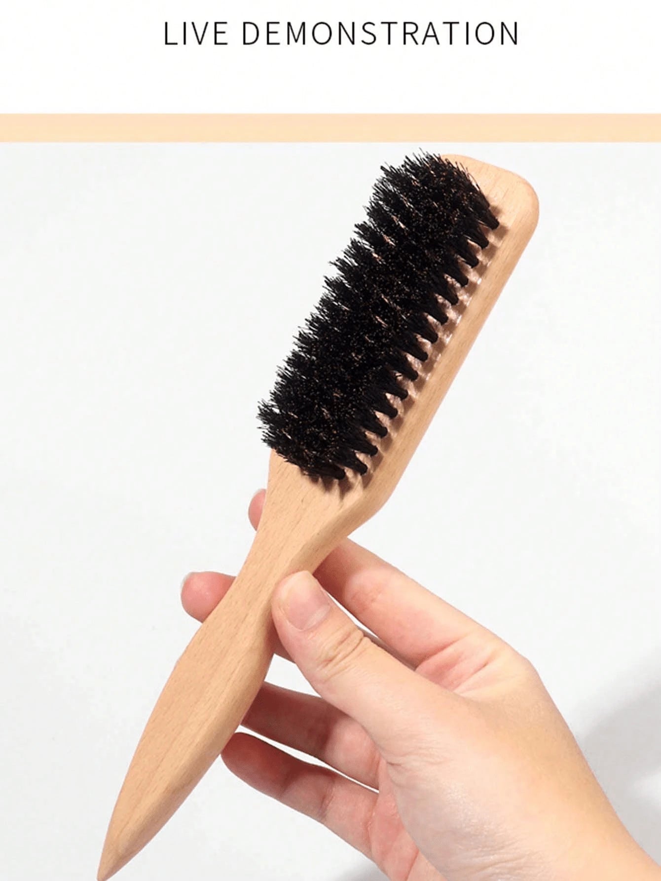 1PC Unisex Slick Back Hair Brush, Lightweight Professional Stylist Shaping Brush, Travel Essential, Holiday Hair Accessory, Pointed Tail Comb, Hair Styling And Cleaning Brush, Beauty Bridesmaid Gift