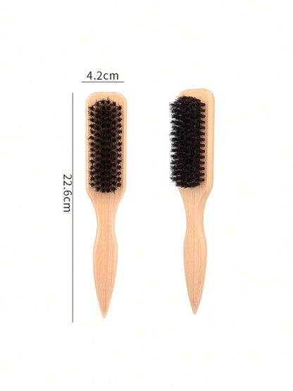 1PC Unisex Slick Back Hair Brush, Lightweight Professional Stylist Shaping Brush, Travel Essential, Holiday Hair Accessory, Pointed Tail Comb, Hair Styling And Cleaning Brush, Beauty Bridesmaid Gift
