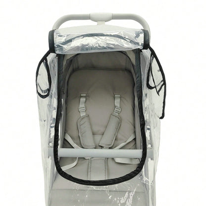 1pc Universal Stroller Rain Cover, Baby Stroller Wind & Rain Cover, Weather Shield