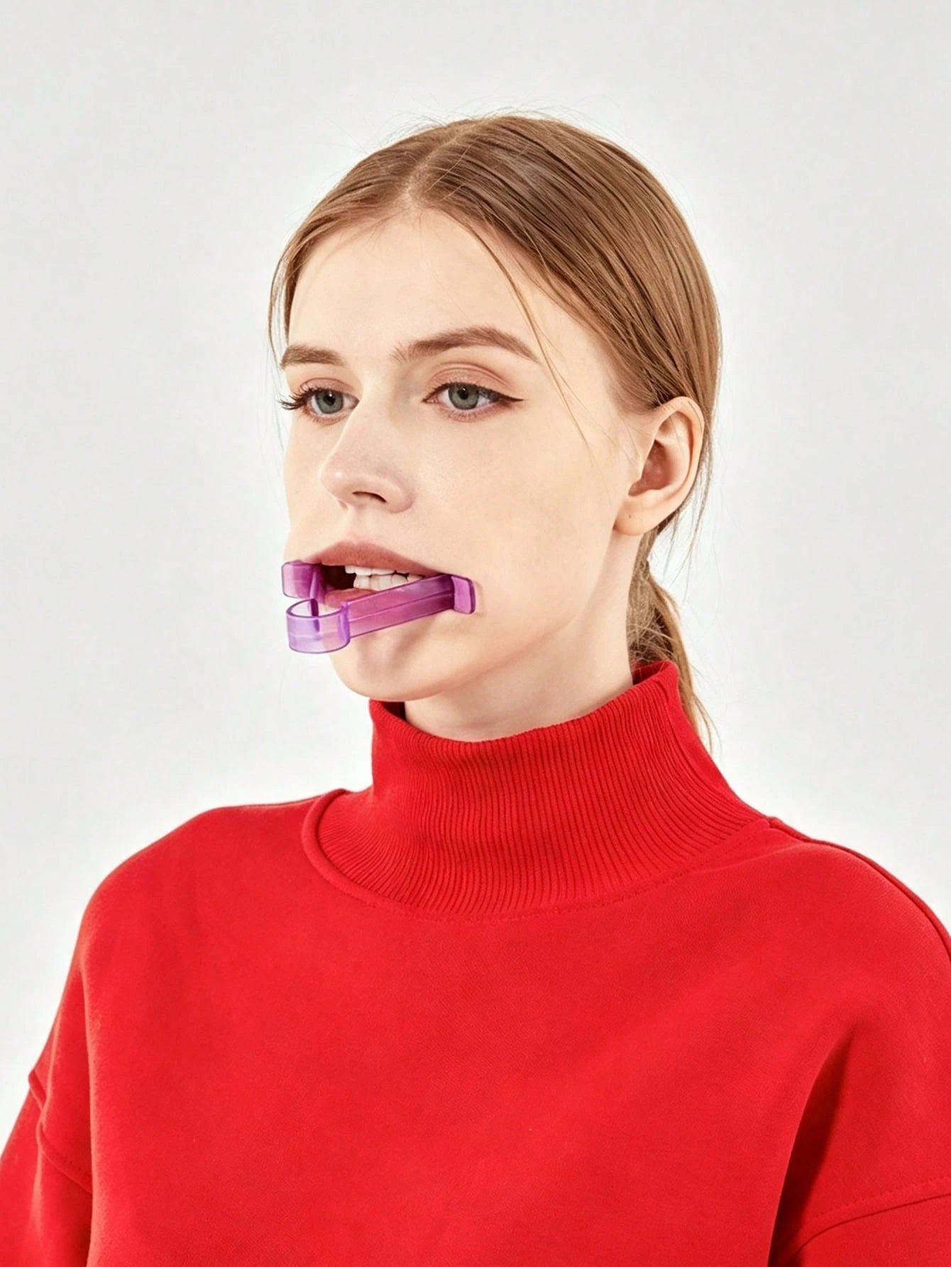 1pc V-Shaped Facial Exerciser – Jaw Toner, Lightweight Muscle Trainer, V-Face Sculpting Tool, Facial & Jawline Exerciser, Oral Muscle Shaper