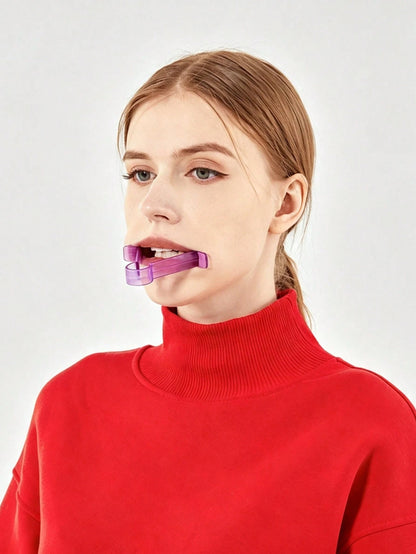 1pc V-Shaped Facial Exerciser – Jaw Toner, Lightweight Muscle Trainer, V-Face Sculpting Tool, Facial & Jawline Exerciser, Oral Muscle Shaper