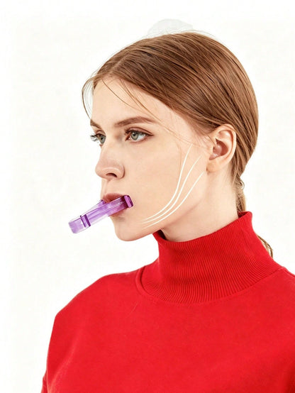 1pc V-Shaped Facial Exerciser – Jaw Toner, Lightweight Muscle Trainer, V-Face Sculpting Tool, Facial & Jawline Exerciser, Oral Muscle Shaper