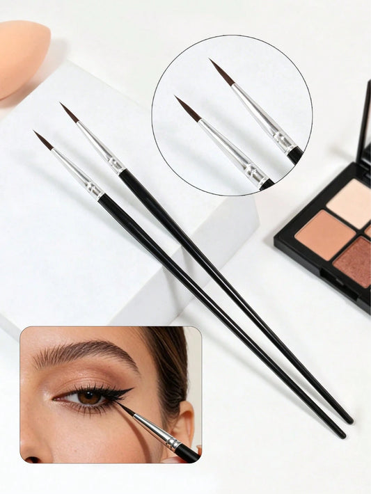 1PC Women's Boutique Eyeliner Brush And Eyebrow Brush, Makeup Tools, Tear Brush, Simple And Suitable For Beginners, Can Smudge Eye Shadow, Create Natural Eyeliner Contour, Travel, Eye Shadow Brush, Sp