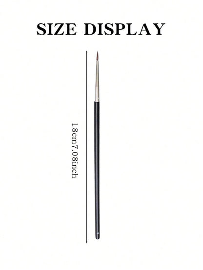 1PC Women's Boutique Eyeliner Brush And Eyebrow Brush, Makeup Tools, Tear Brush, Simple And Suitable For Beginners, Can Smudge Eye Shadow, Create Natural Eyeliner Contour, Travel, Eye Shadow Brush, Sp