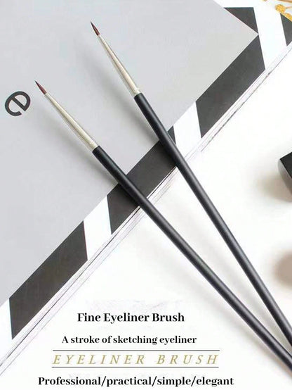 1PC Women's Boutique Eyeliner Brush And Eyebrow Brush, Makeup Tools, Tear Brush, Simple And Suitable For Beginners, Can Smudge Eye Shadow, Create Natural Eyeliner Contour, Travel, Eye Shadow Brush, Sp