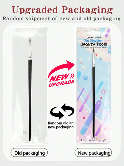 1PC Women's Boutique Eyeliner Brush And Eyebrow Brush, Makeup Tools, Tear Brush, Simple And Suitable For Beginners, Can Smudge Eye Shadow, Create Natural Eyeliner Contour, Travel, Eye Shadow Brush, Sp