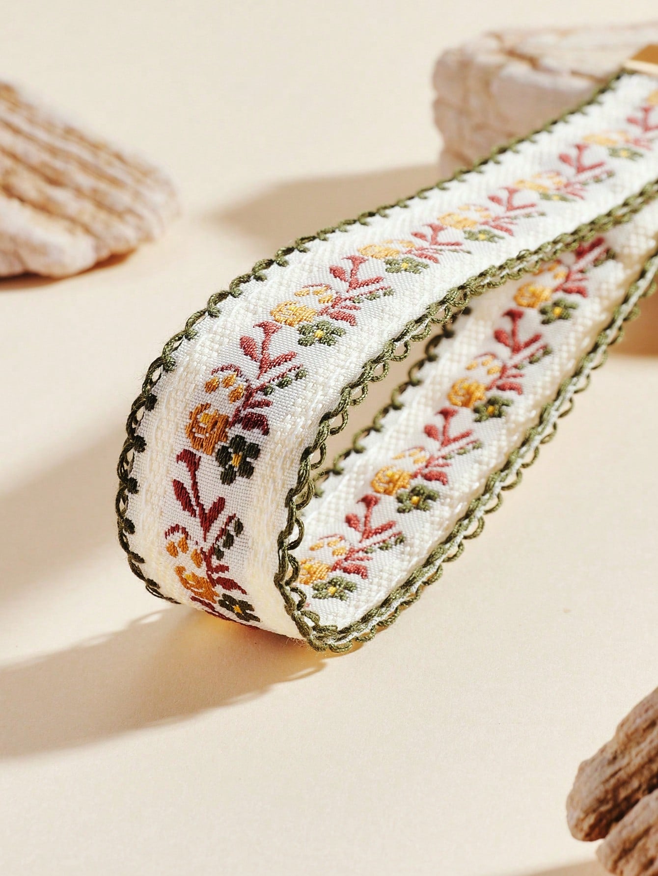 1pc Zinc Alloy Keychain, Key Chain, Bag Charm, Double-Layer Ribbon Keychain, Woven Strap Keychain, Keychain Accessories, Wristlet Keychain, Printed Ribbon Keychain, Women's Car Keychain, Women's Bag C