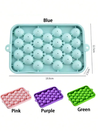 1pc, Grape Ball Handmade Soap Molds Candle Molds One String Of Grape Handmade Candle Soap Molds Set, Silicone Material, Round Shape