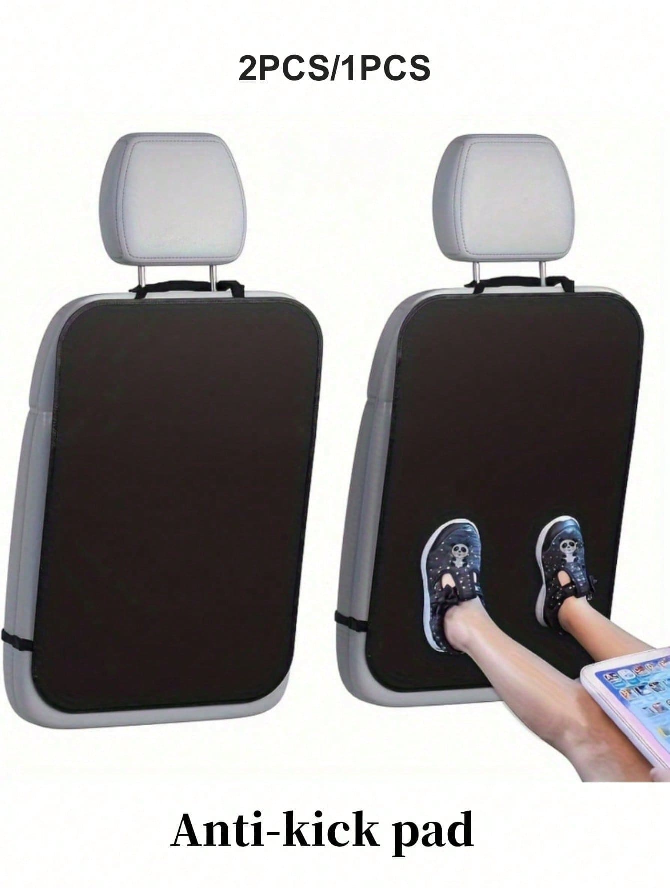 2/1pc Car Seat Back Kick Protector, Premium Car Seat Back Cover, Waterproof Protection To Keep Interior Free From Mud And Scratches, Suitable For Most SUVs And Minivans