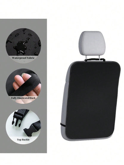 2/1pc Car Seat Back Kick Protector, Premium Car Seat Back Cover, Waterproof Protection To Keep Interior Free From Mud And Scratches, Suitable For Most SUVs And Minivans