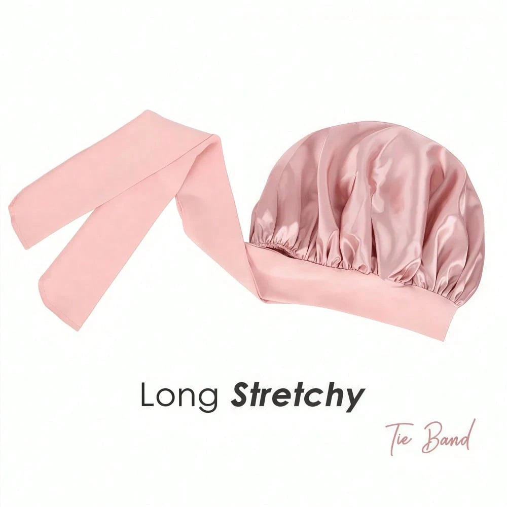 2/1pc Premium Satin Silk Sleep Cap, Soft Lightweight Breathable Bonnet, Suitable For Curly Hair, Braids And Long Hair, Anti-Frizz, Perfect For Sleep, Home And Travel