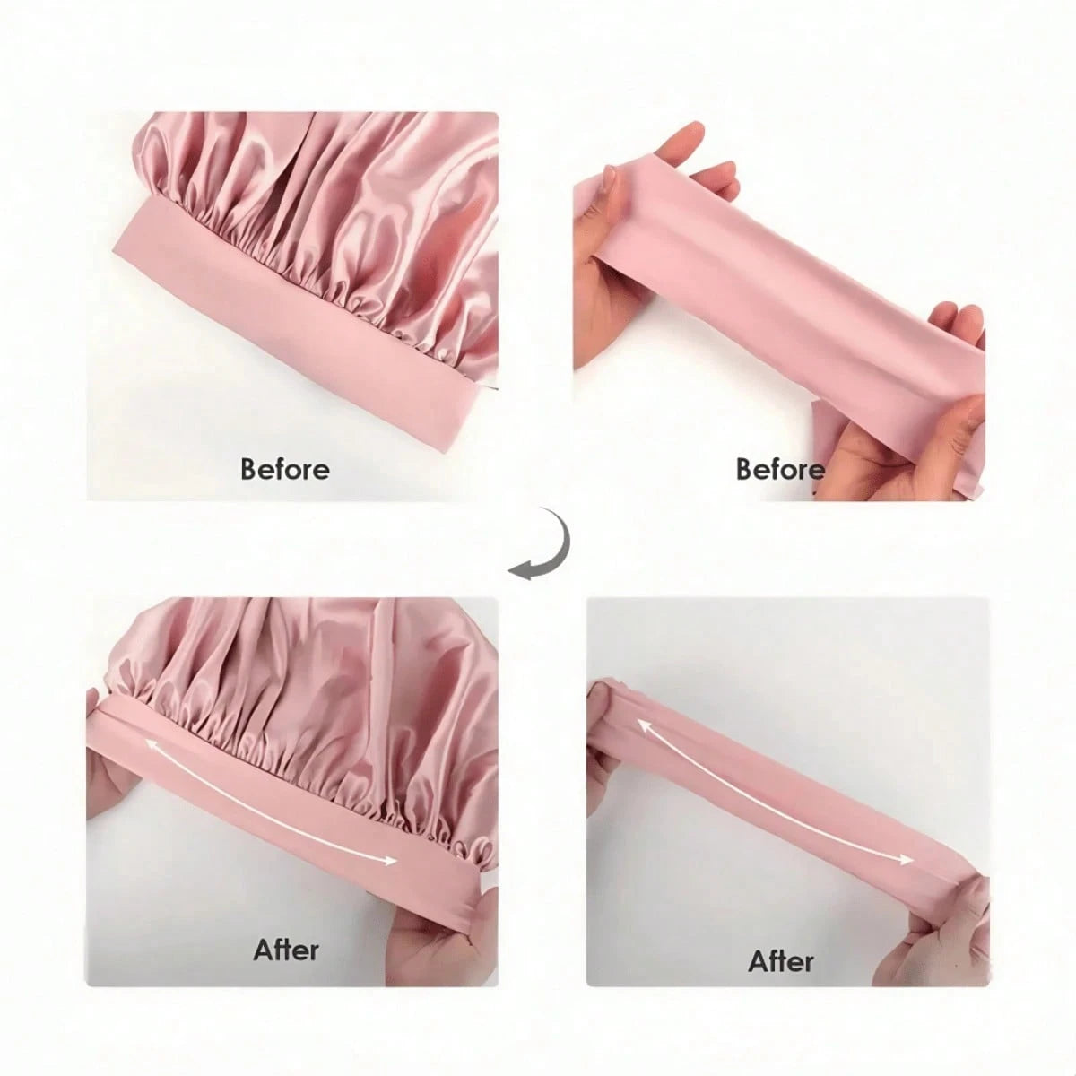 2/1pc Premium Satin Silk Sleep Cap, Soft Lightweight Breathable Bonnet, Suitable For Curly Hair, Braids And Long Hair, Anti-Frizz, Perfect For Sleep, Home And Travel