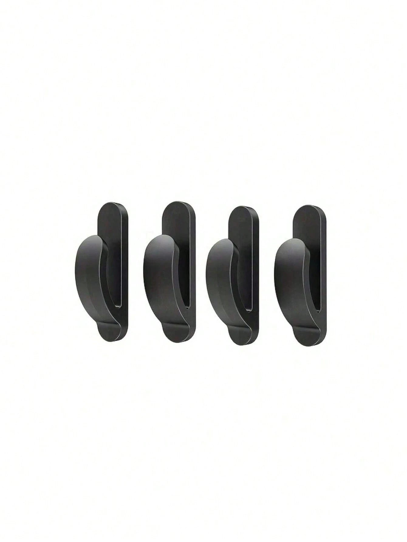 2/4pcs Convenient Black Auto Car Truck Self Adhesive Hook Hanger Bag Purse Organizer Holder