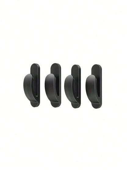 2/4pcs Convenient Black Auto Car Truck Self Adhesive Hook Hanger Bag Purse Organizer Holder