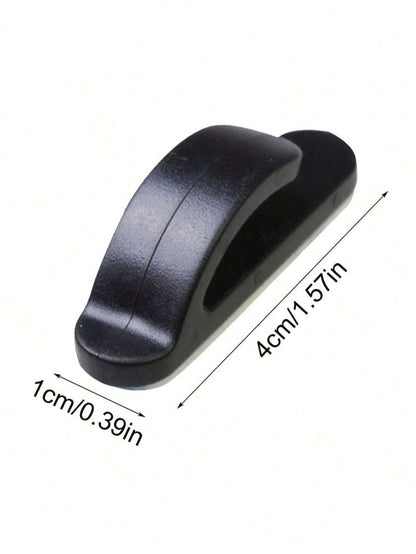 2/4pcs Convenient Black Auto Car Truck Self Adhesive Hook Hanger Bag Purse Organizer Holder