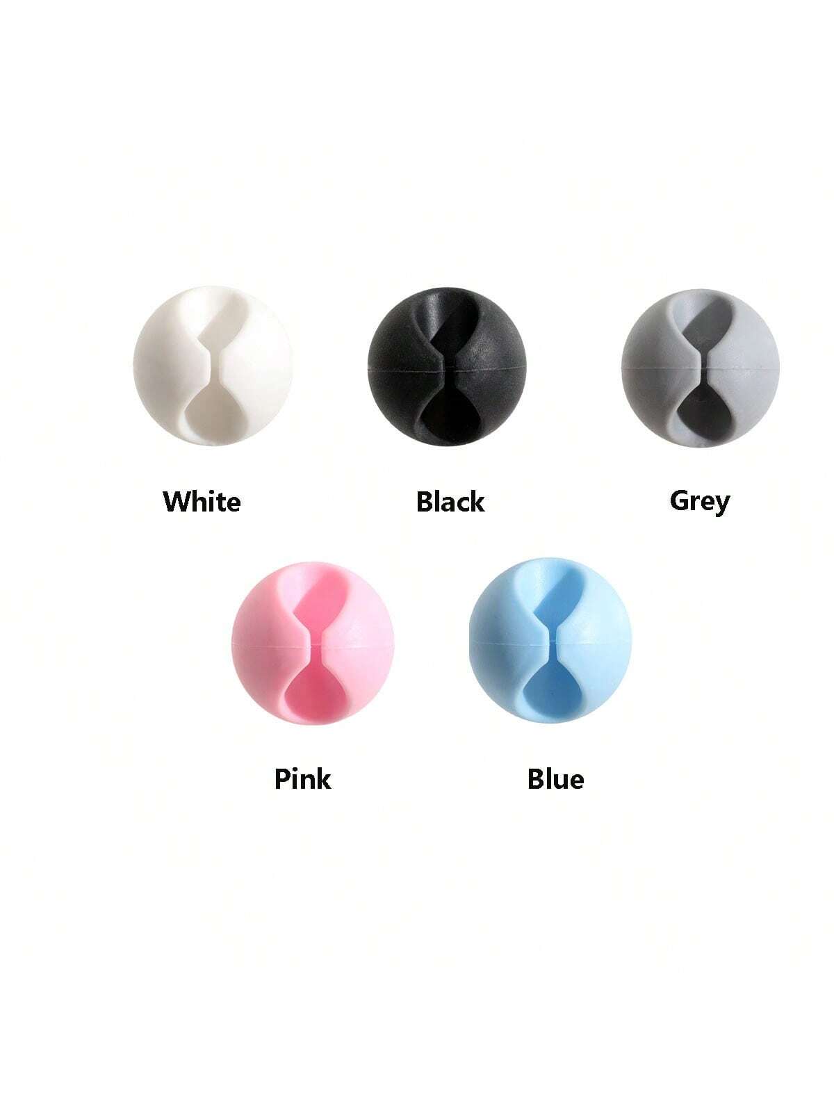 2/5/10pcs Silicone Cable Clips, Desktop Cable Organizer, Cable Storage Rack, USB Charging Cable Winder, Car, Tablet Cable Management, Durable And Compact: Organize Your Phone Charging Cables, Earphone
