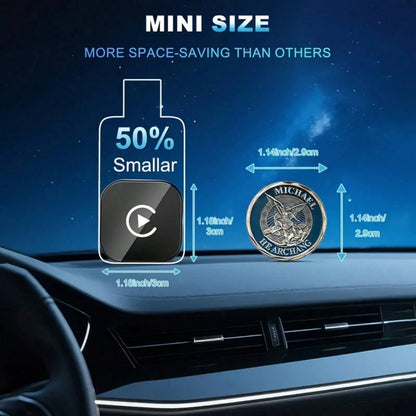 2-In-1 Wireless CarPlay And Android Auto Adapter, Plug And Play, USB-C/USB Wireless Receiver, Supports Steering Wheel Control, Compatible With IPhone And Android Phones, No External Antenna Required