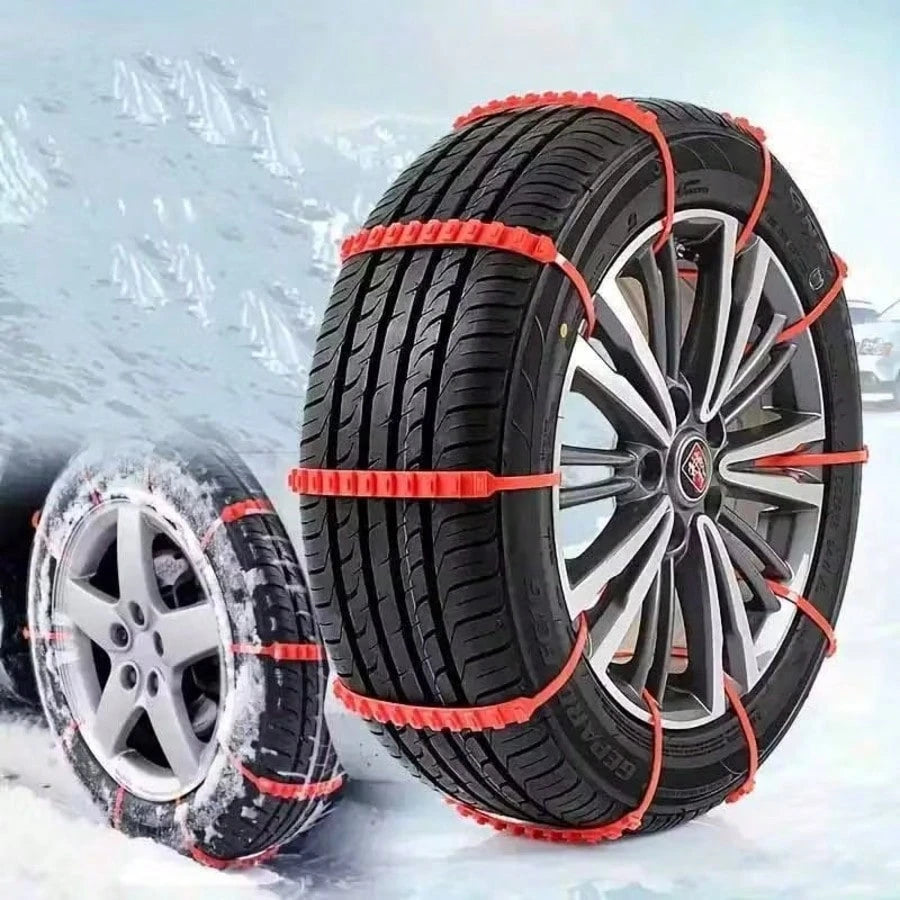 20 Packs Of Automotive Emergency Anti-Skid Chains, For Winter Driving, Anti-Skid Function, Quick Installation For Ice And Snow Chains