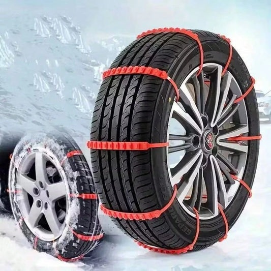 20 Packs Of Automotive Emergency Anti-Skid Chains, For Winter Driving, Anti-Skid Function, Quick Installation For Ice And Snow Chains