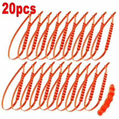 20 Packs Of Automotive Emergency Anti-Skid Chains, For Winter Driving, Anti-Skid Function, Quick Installation For Ice And Snow Chains