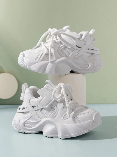 2024 Spring New Fashion Kids Chunky Sneakers, Boys' Sports Shoes, Girls' Breathable Mesh Running Shoes