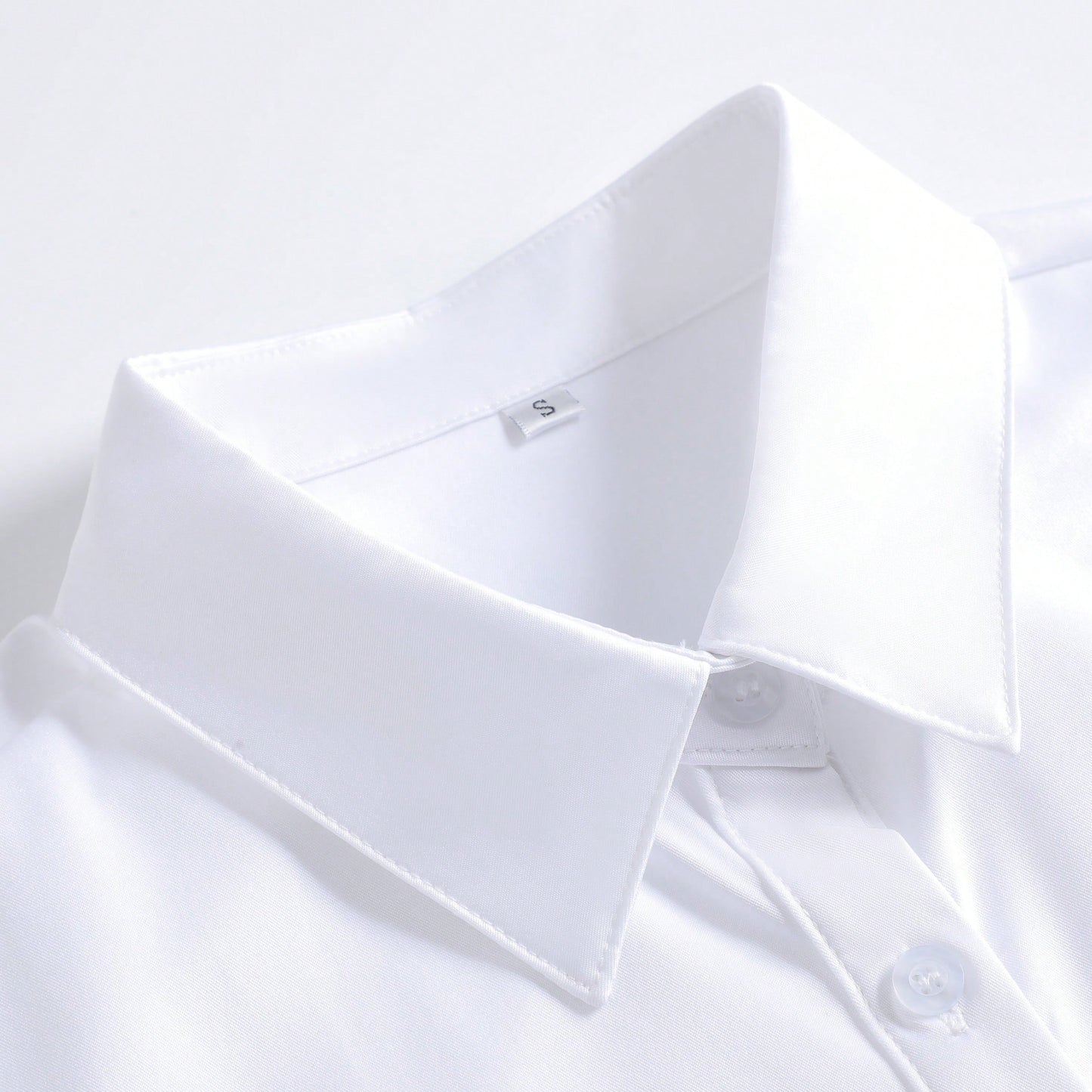 2025 New High-End Business Professional White Blouse For Women, Short Sleeve Office Formal Shirt Top Summer