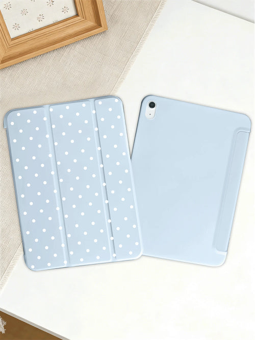 2025 Polka Dot & Minimalist Pattern Tablet Protective Case, Suitable For IPad 7/8/9/10th Gen/Pro 12.9/Pro 11/11th Gen(A16), Galaxy Tab S6 Lite/Galaxy Tab A11+ 2025, Provides Soft Shock-Proof Protectio