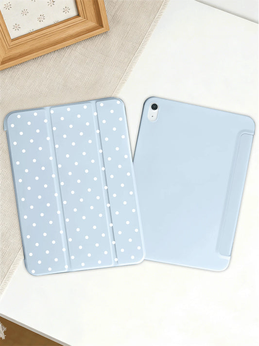 2025 Polka Dot & Minimalist Pattern Tablet Protective Case, Suitable For IPad 7/8/9/10th Gen/Pro 12.9/Pro 11/11th Gen(A16), Galaxy Tab S6 Lite/Galaxy Tab A11+ 2025, Provides Soft Shock-Proof Protectio
